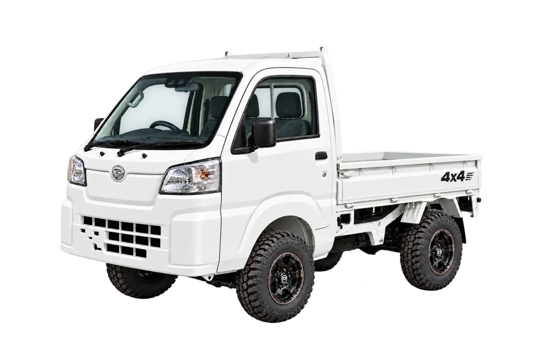A Arctic White Flatbed